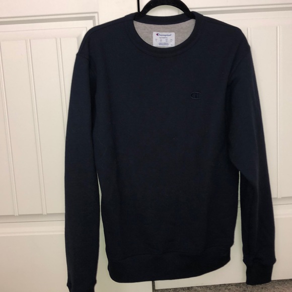 Champion Tops - Champion Navy Crew Neck Sweatshirt